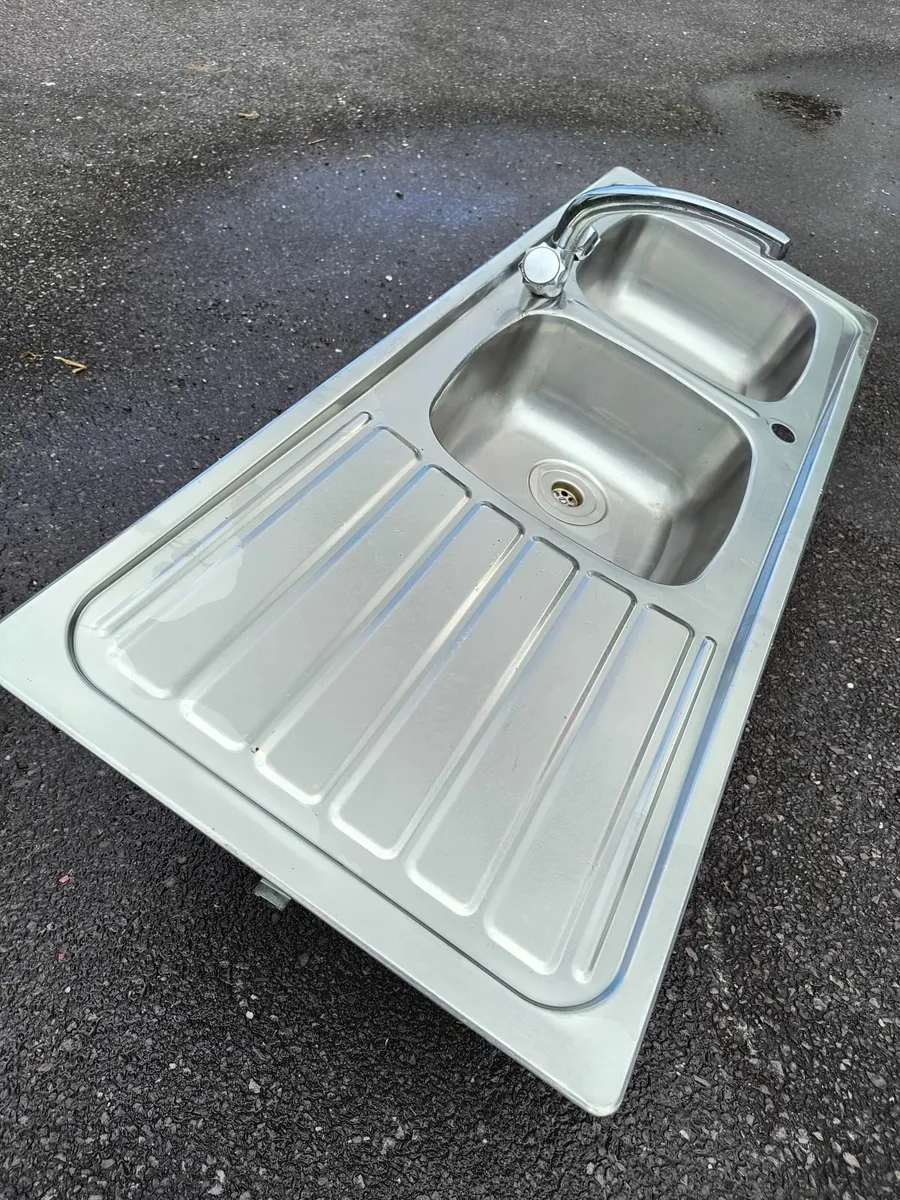 Double kitchen sink heavy duty whirlpool - Image 3