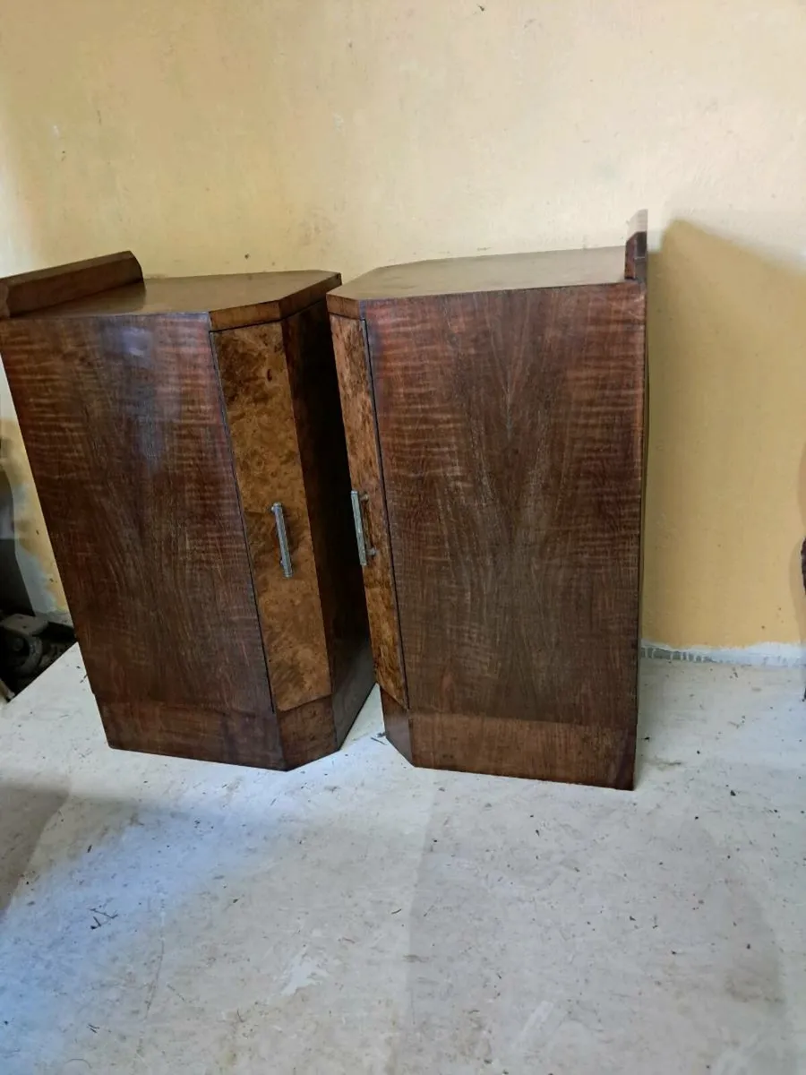 2 art deco cabinets - Image 1