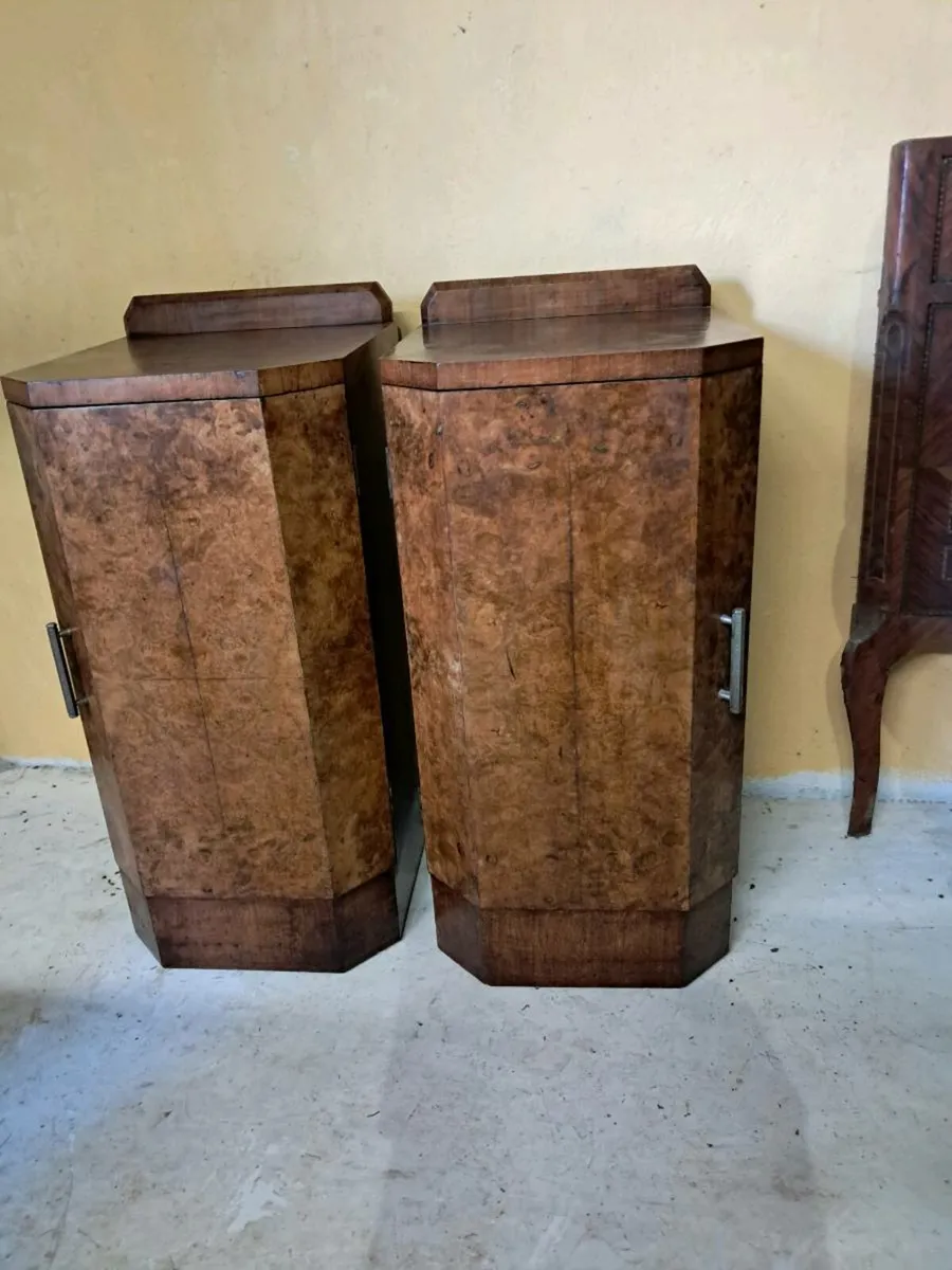 2 art deco cabinets - Image 4