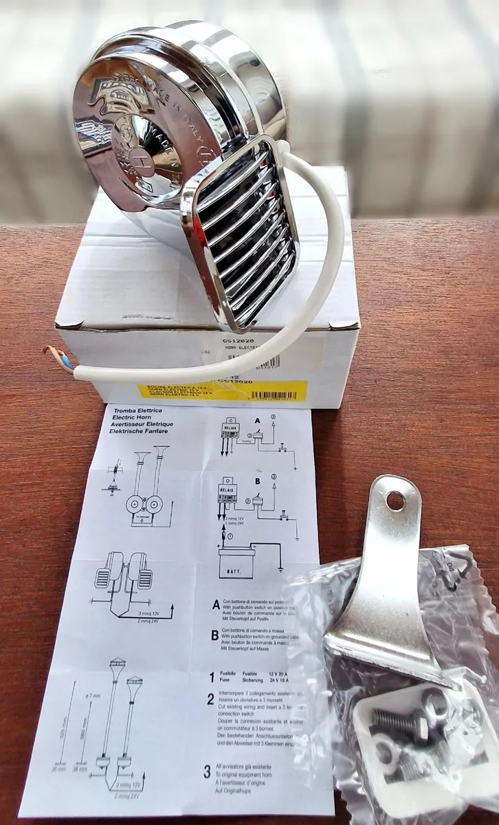 Marco Electric Horn 12v, single electromagnetic - Image 1