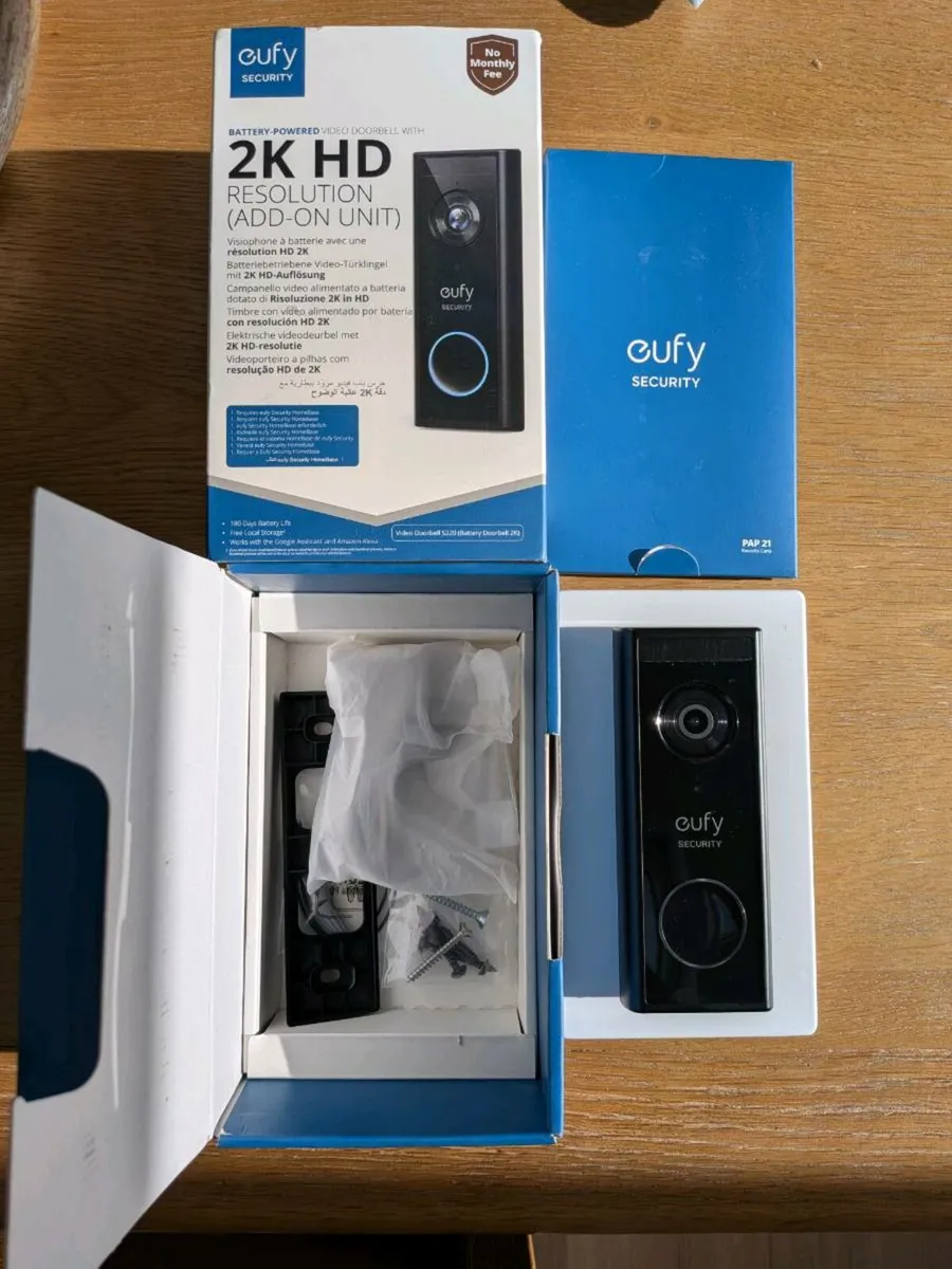 Eufy Security 2K HD Doorbell battery powered T8210 - Image 1