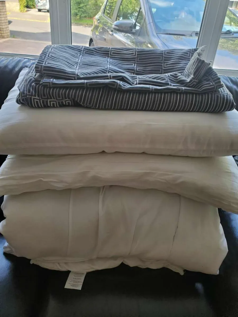 Double bed duvet, pillow, duvet cover,pillow cover - Image 1