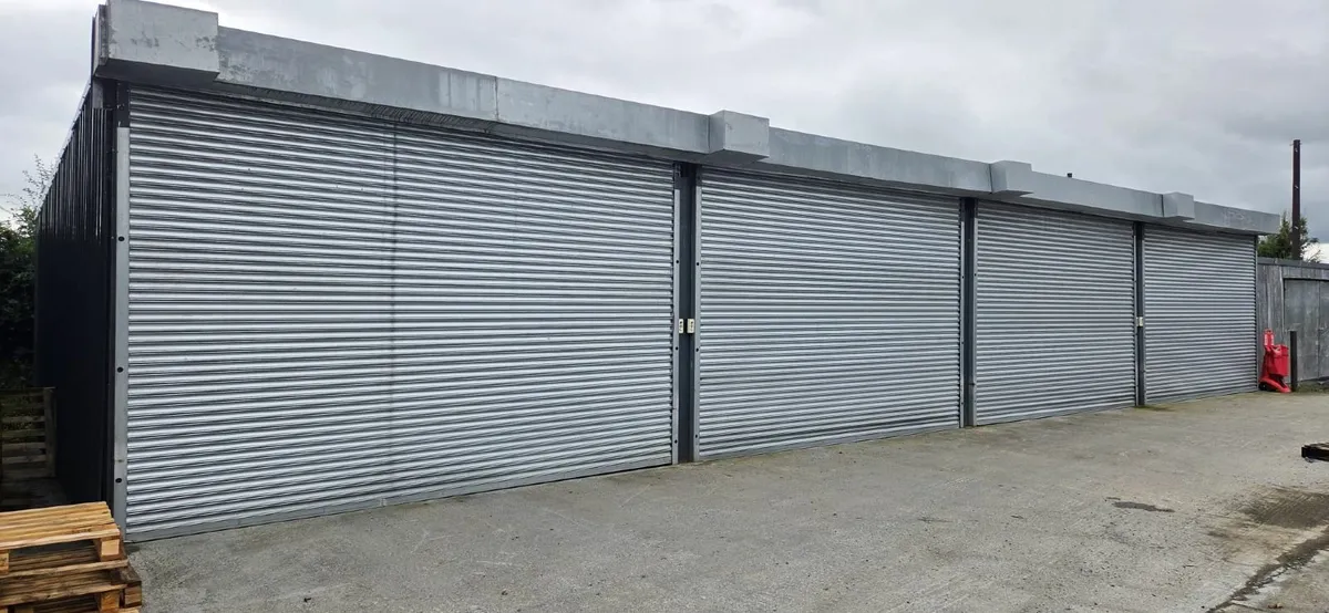 Commercial Roller doors x 4 - Second hand - Image 1