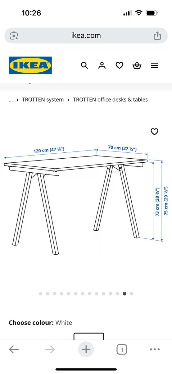 IKEA Trotten Desk - Image 2