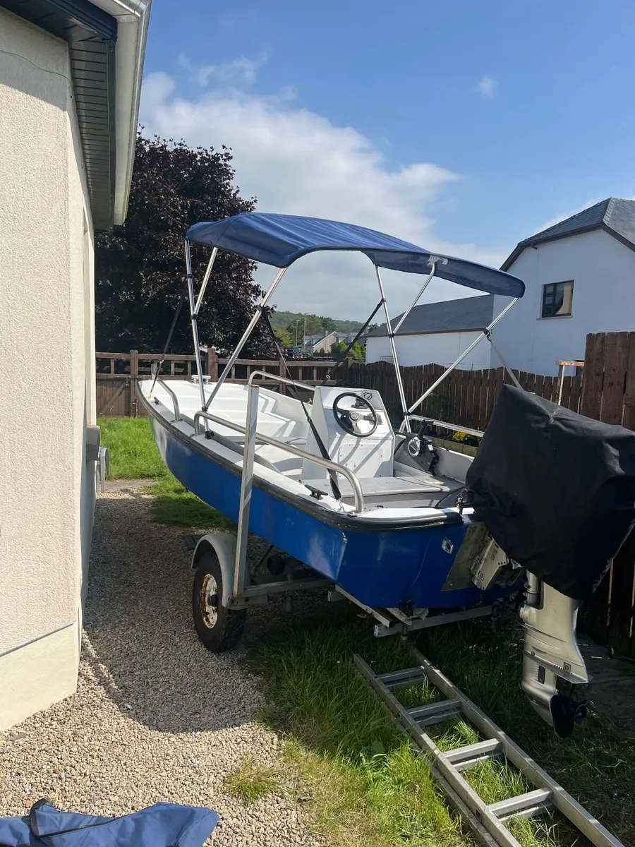 Dory with road trailer and 20 HP Honda 4 stroke - Image 3