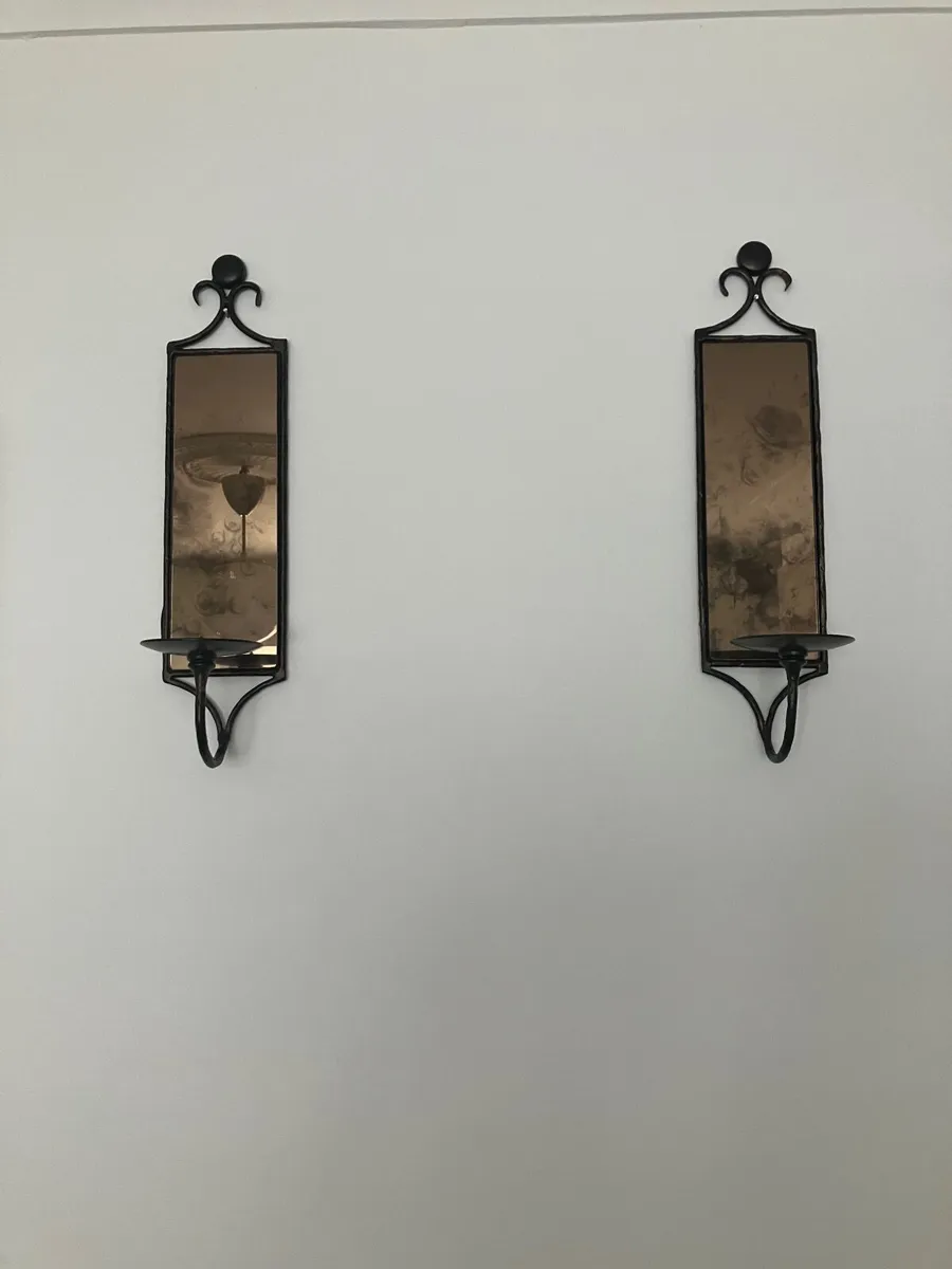 2 wall Candle holders