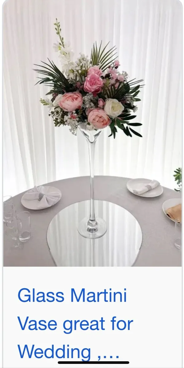 Wedding or special occasion oversized Vase x5 - Image 4