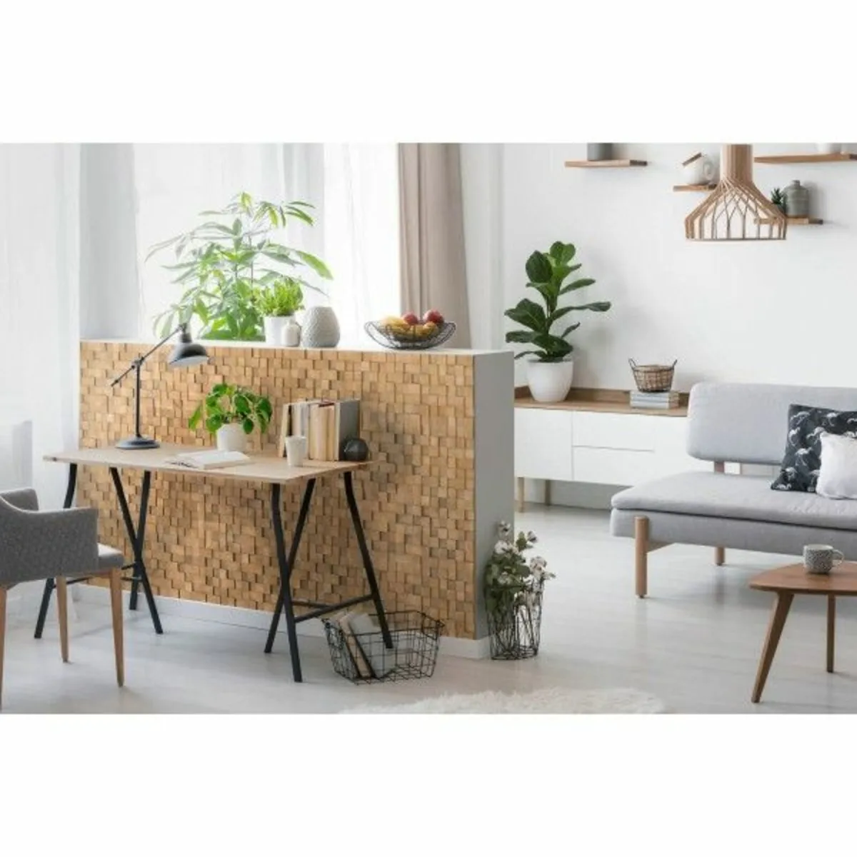 Cube Panel – 3D Natural Wood Wall Panel - Image 1