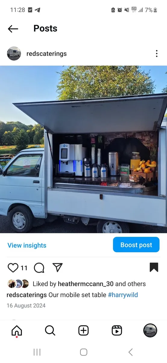 Coffee truck piaggo porter - Image 1