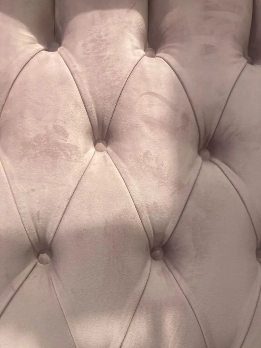 4ft Bed Headboard Dusky Pink - Image 3