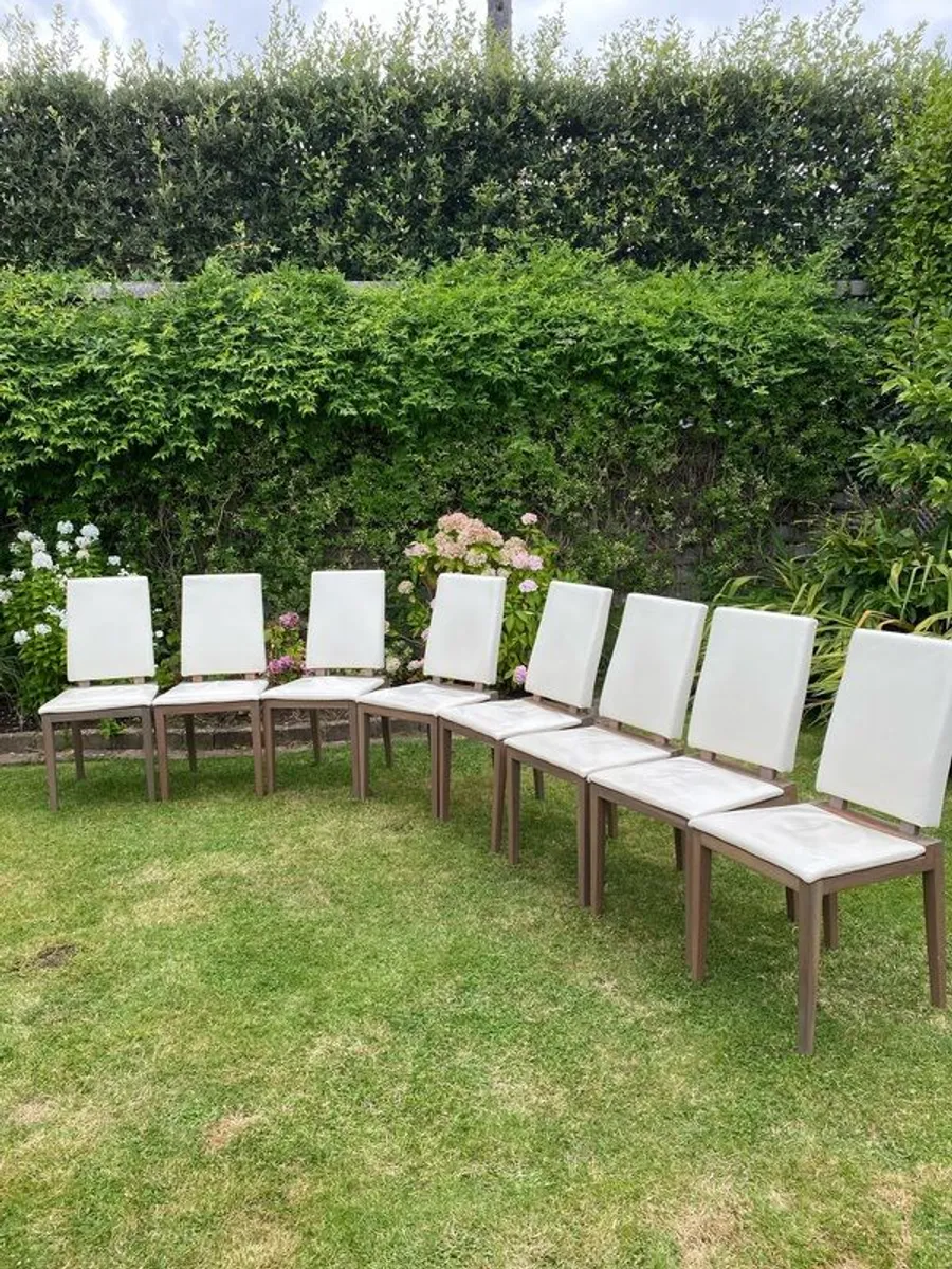 Comfortable Dining Chairs Faux Leather (price per pair) - Image 1