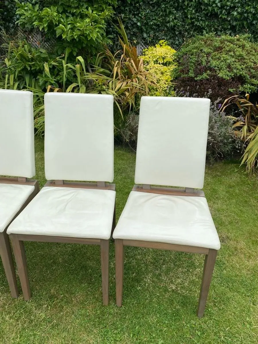 Comfortable Dining Chairs Faux Leather (price per pair) - Image 4