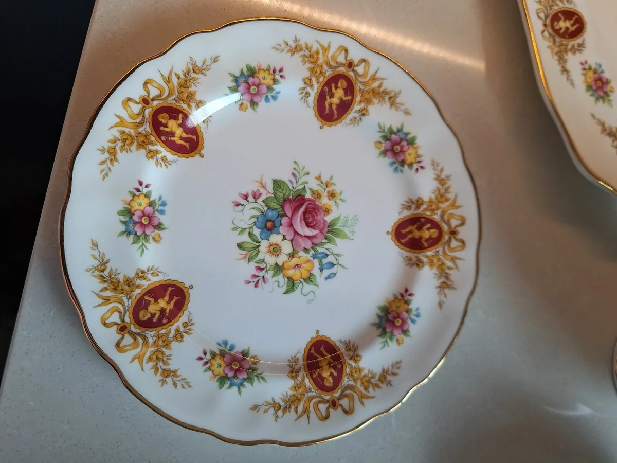 Vintage Arklow  Floral and Cherub Tea Set - Image 3