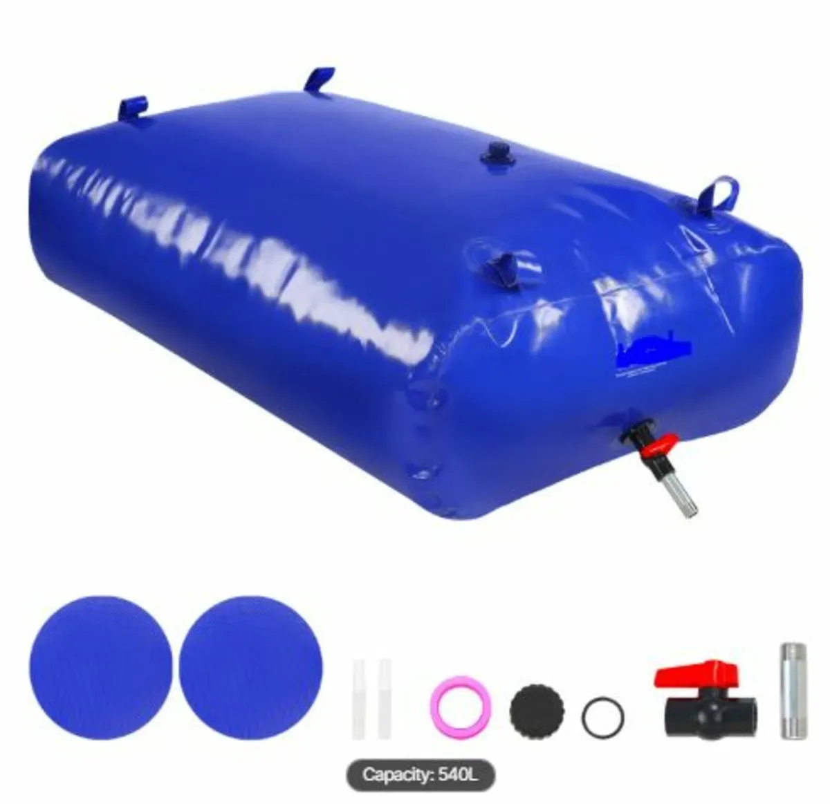 Portable Water Storage Bladder 540.2 L 1000D PVC - Image 1