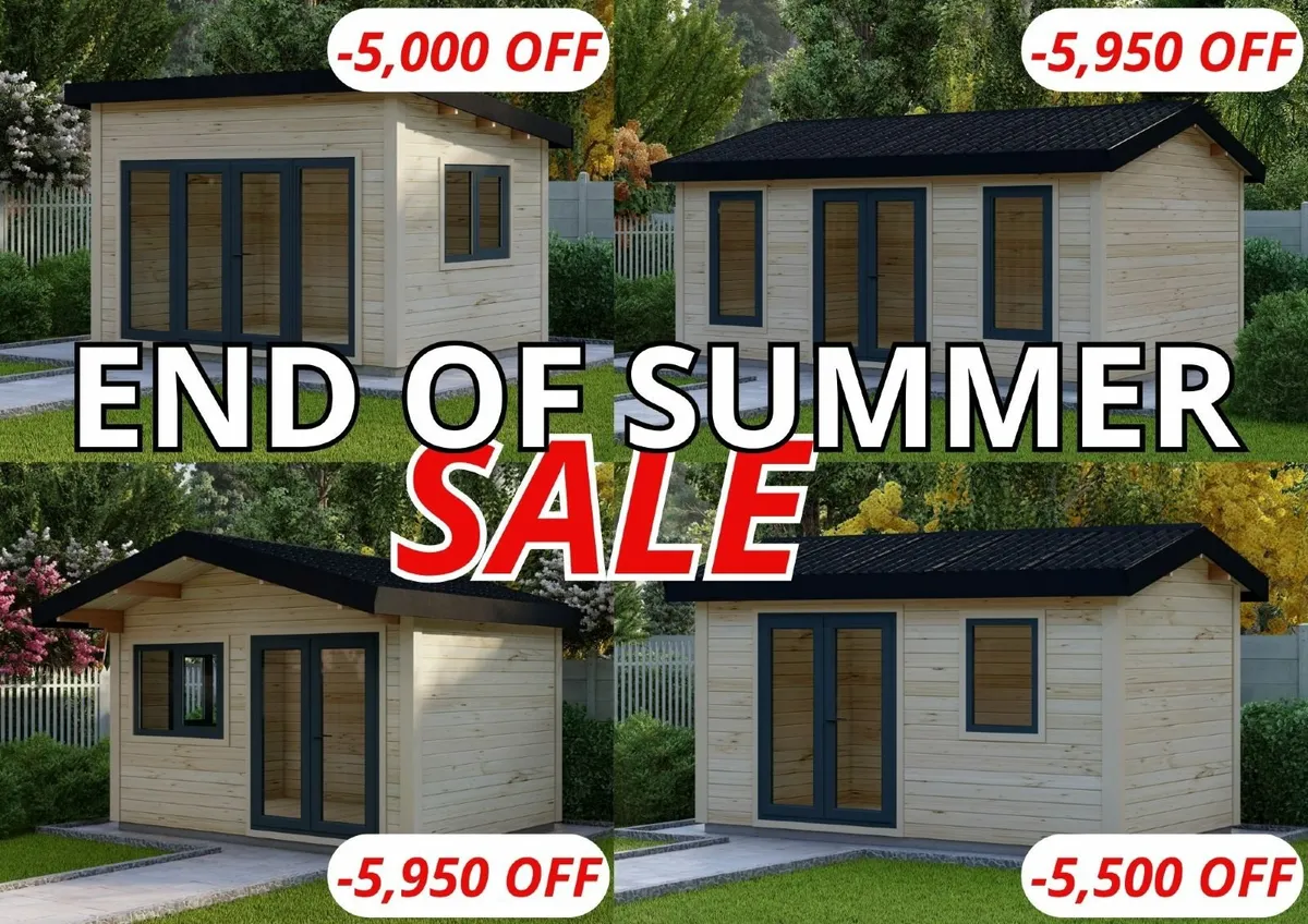 END OF SUMMER SALE! Eco Home Log Cabins Modular - Image 1