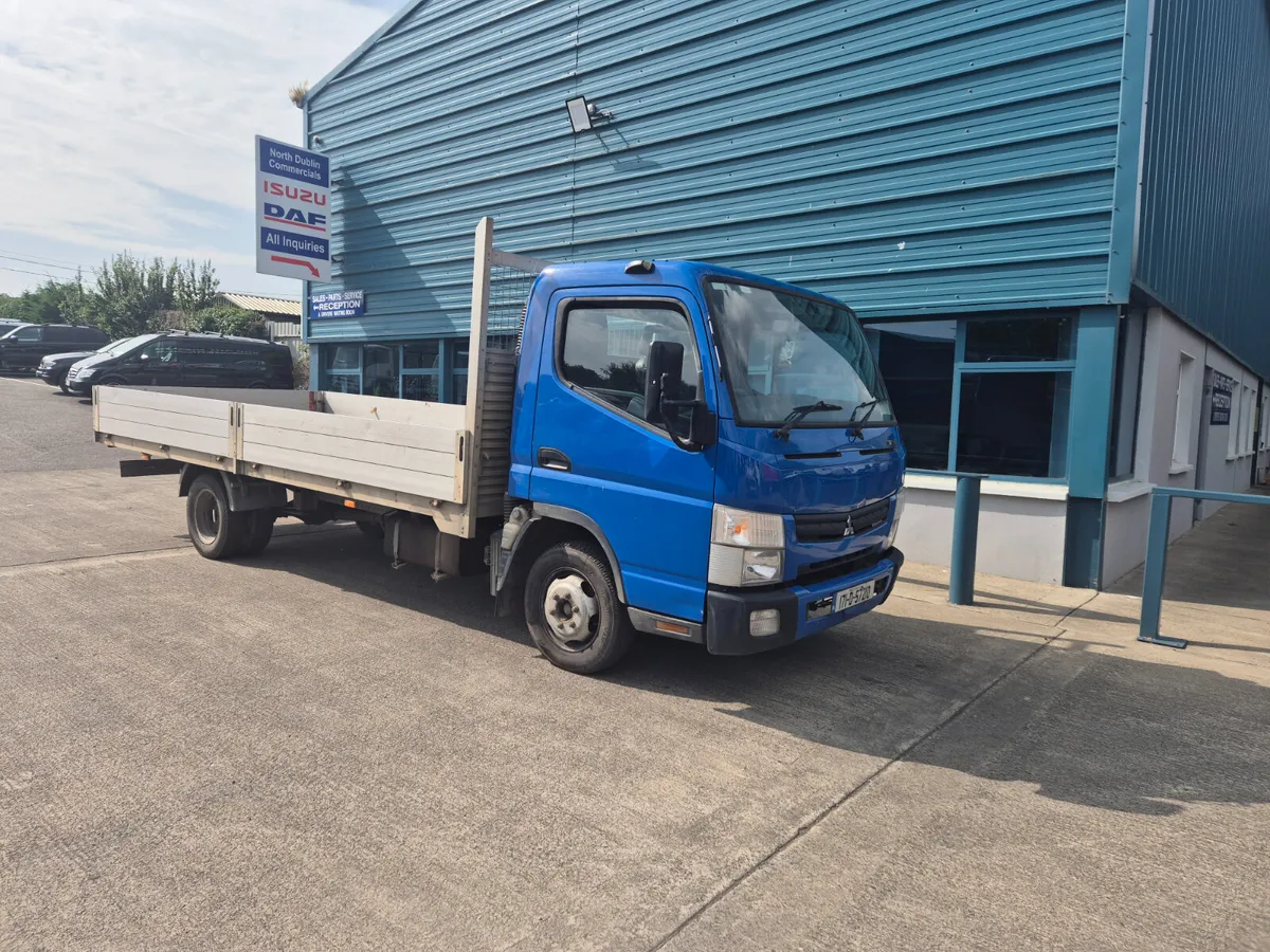 2017 MITSUBISHI CANTER 3.5TON DROPSIDE - Image 2