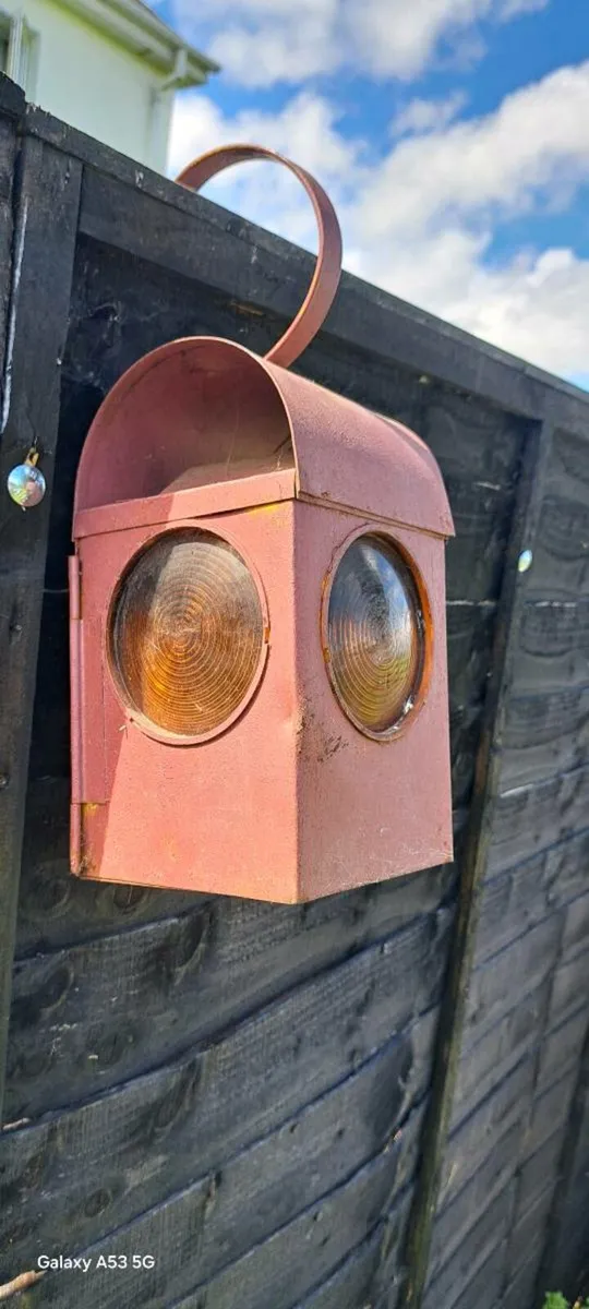 Old irish  road  lamp