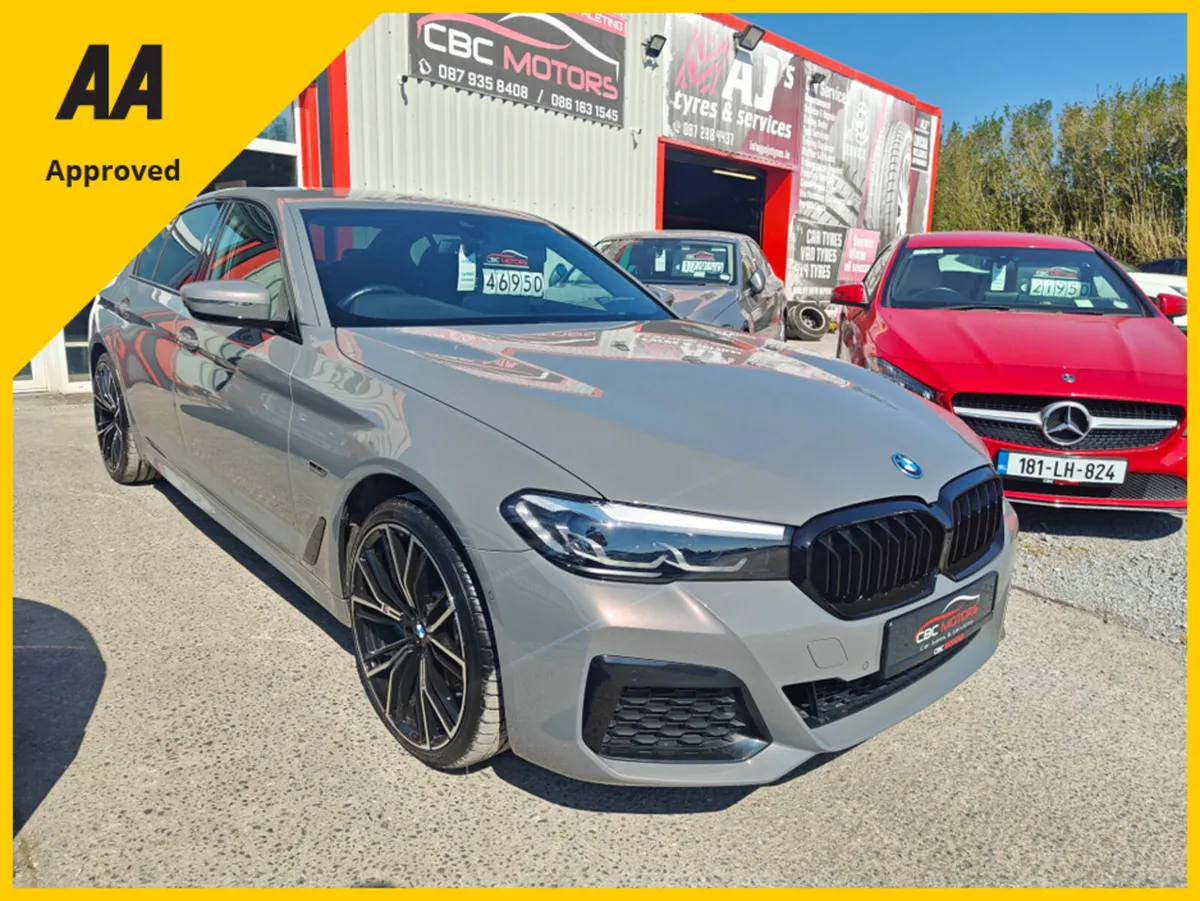 BMW 5-Series 2022 530E M Sport Bernina Grey - Image 1