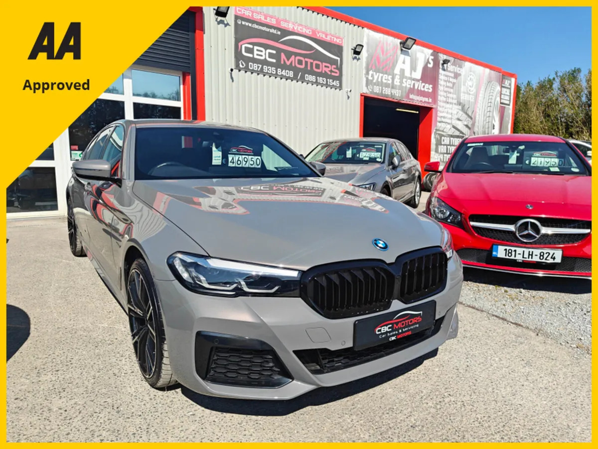BMW 5-Series 2022 530E M Sport Bernina Grey - Image 3