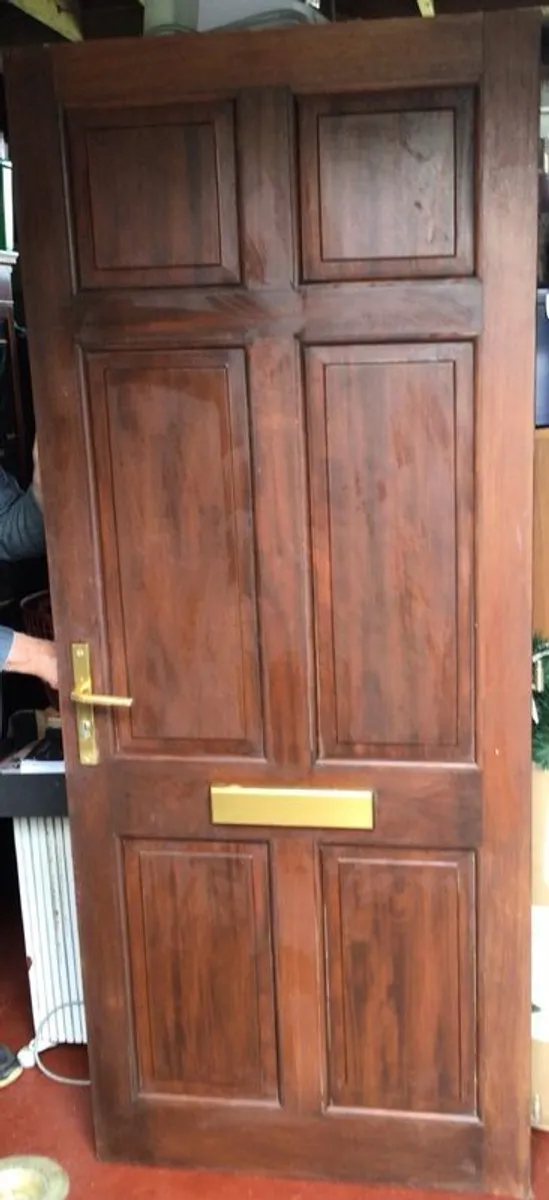 Teak Front Door