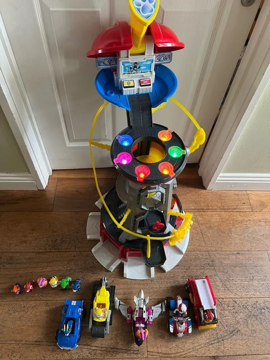 paw patrol might pups lookout tower - Image 1