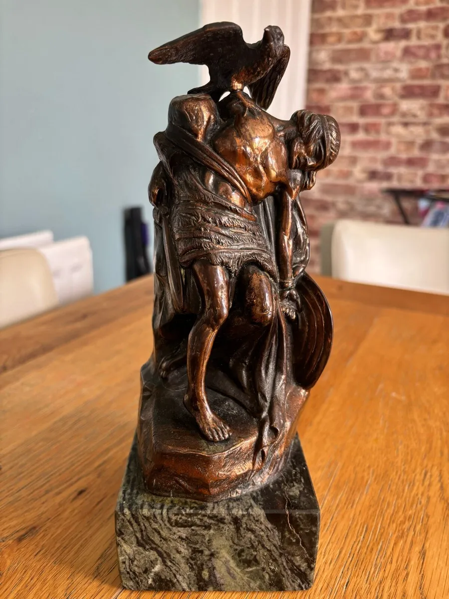 The Dying Cúchullain Bronze By Oliver Sheppard - Image 1