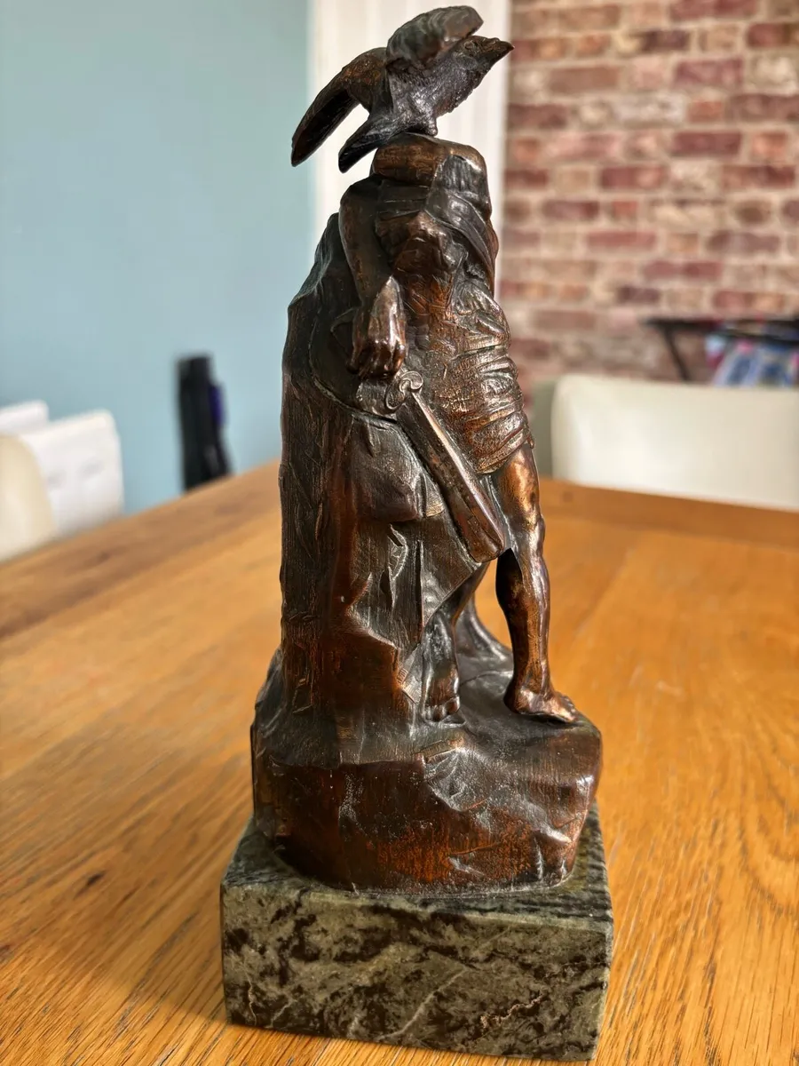 The Dying Cúchullain Bronze By Oliver Sheppard - Image 2