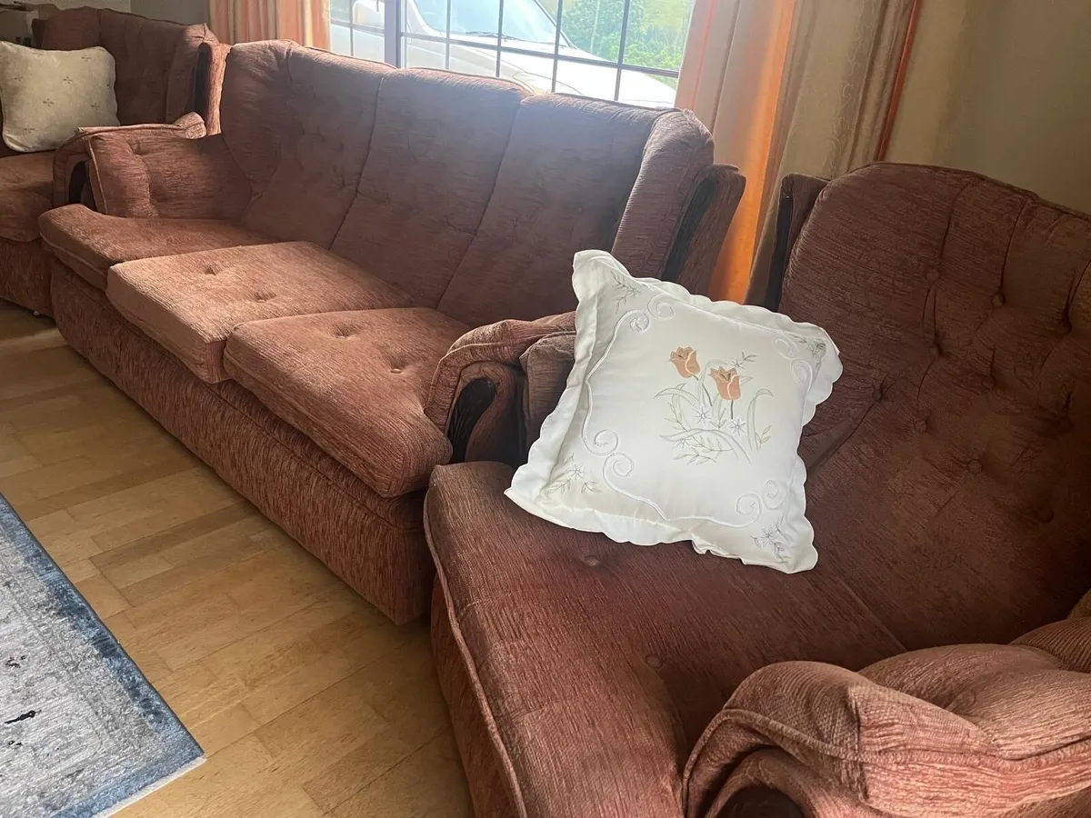 Sofa and two chairs - Image 1