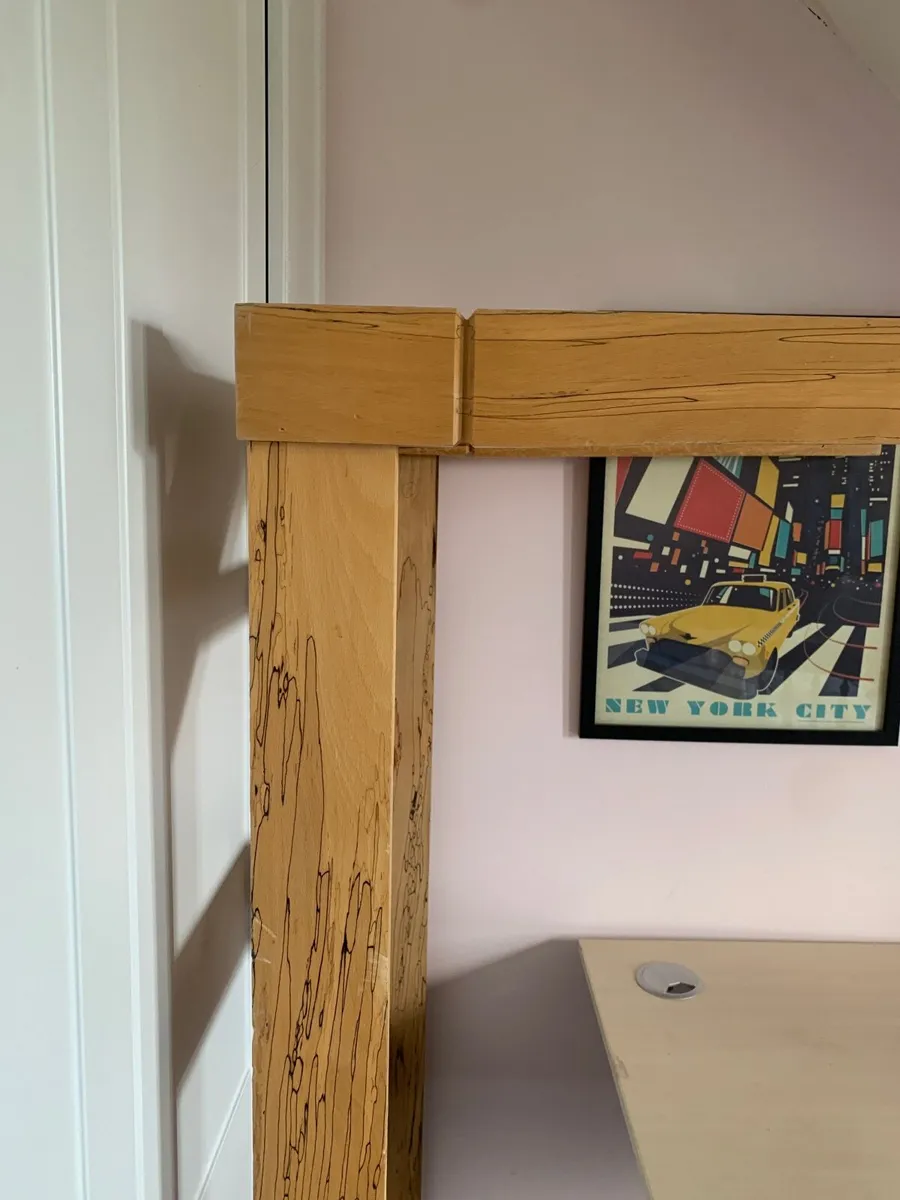 Dining table solid oak handmade - Image 2