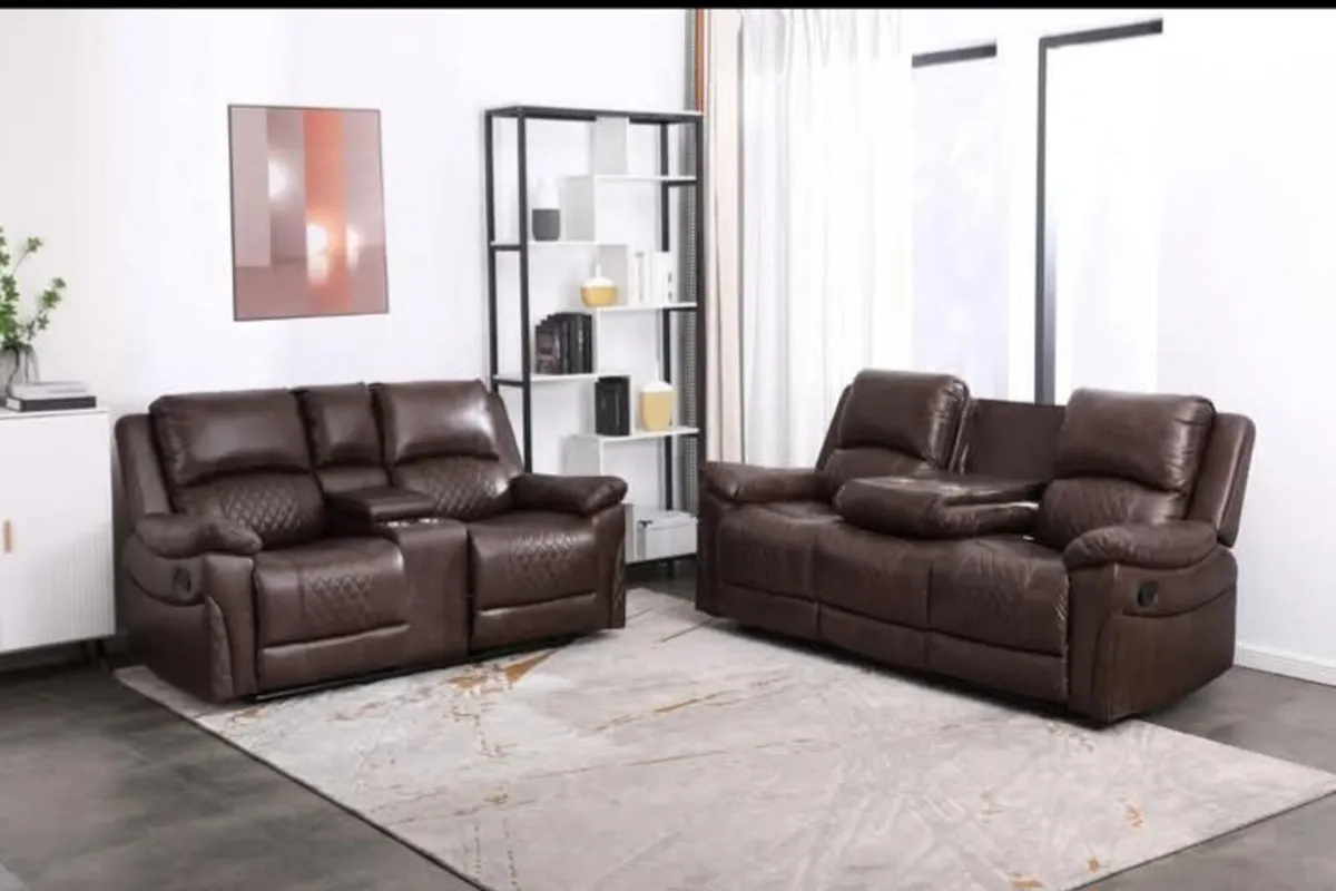 Norman leather recliners - Image 2