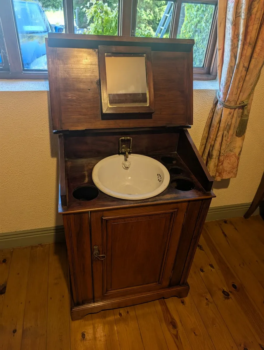Antique Ship Washstand - Image 4