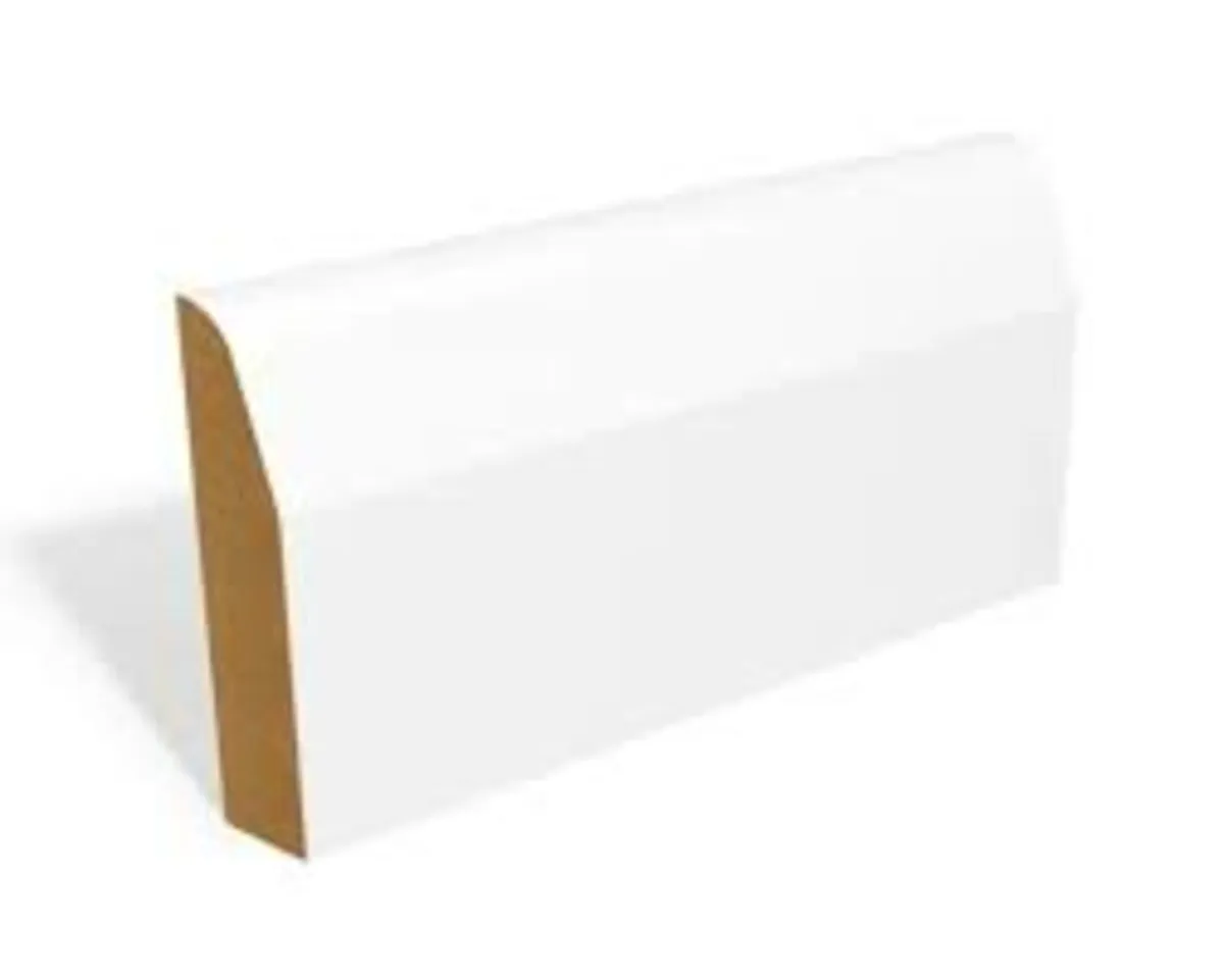 Chamfered skirting boards