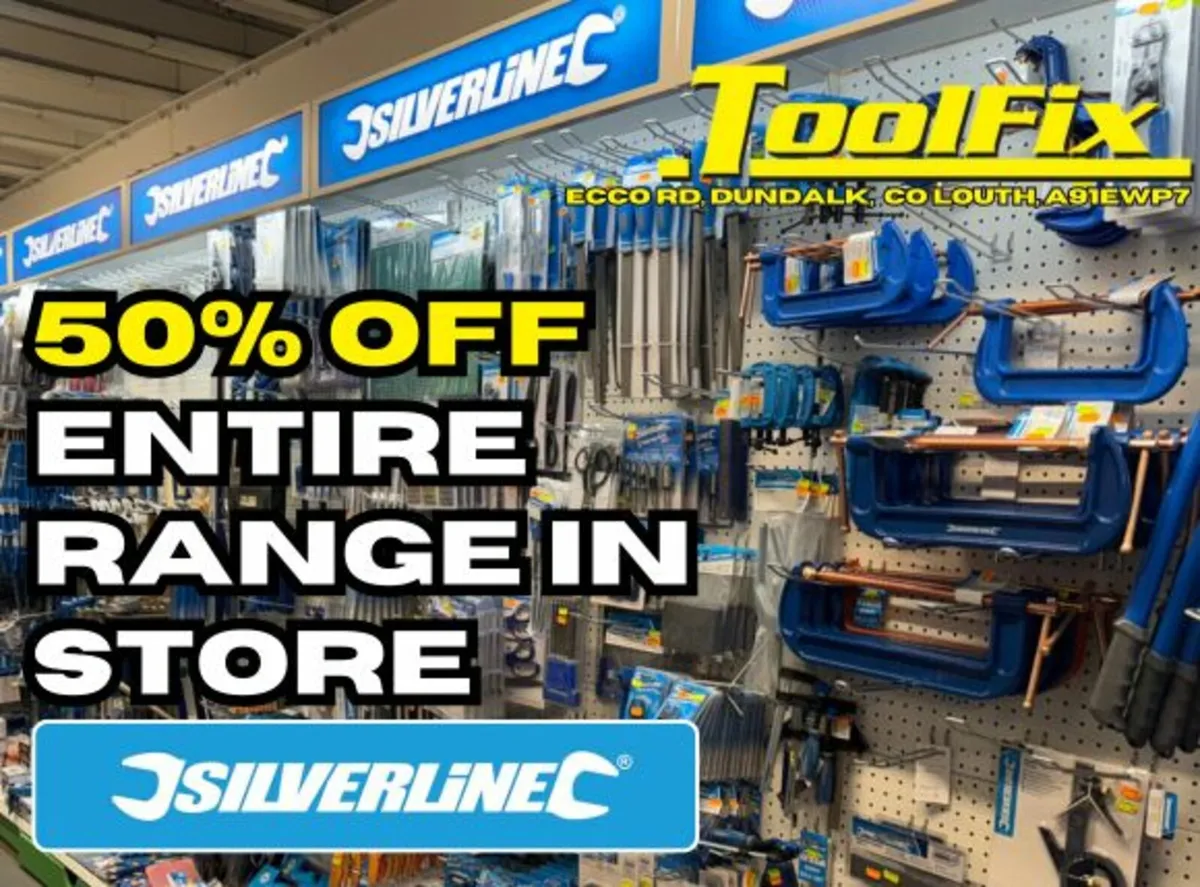 50% OFF Entire Silverline Range in ToolFix