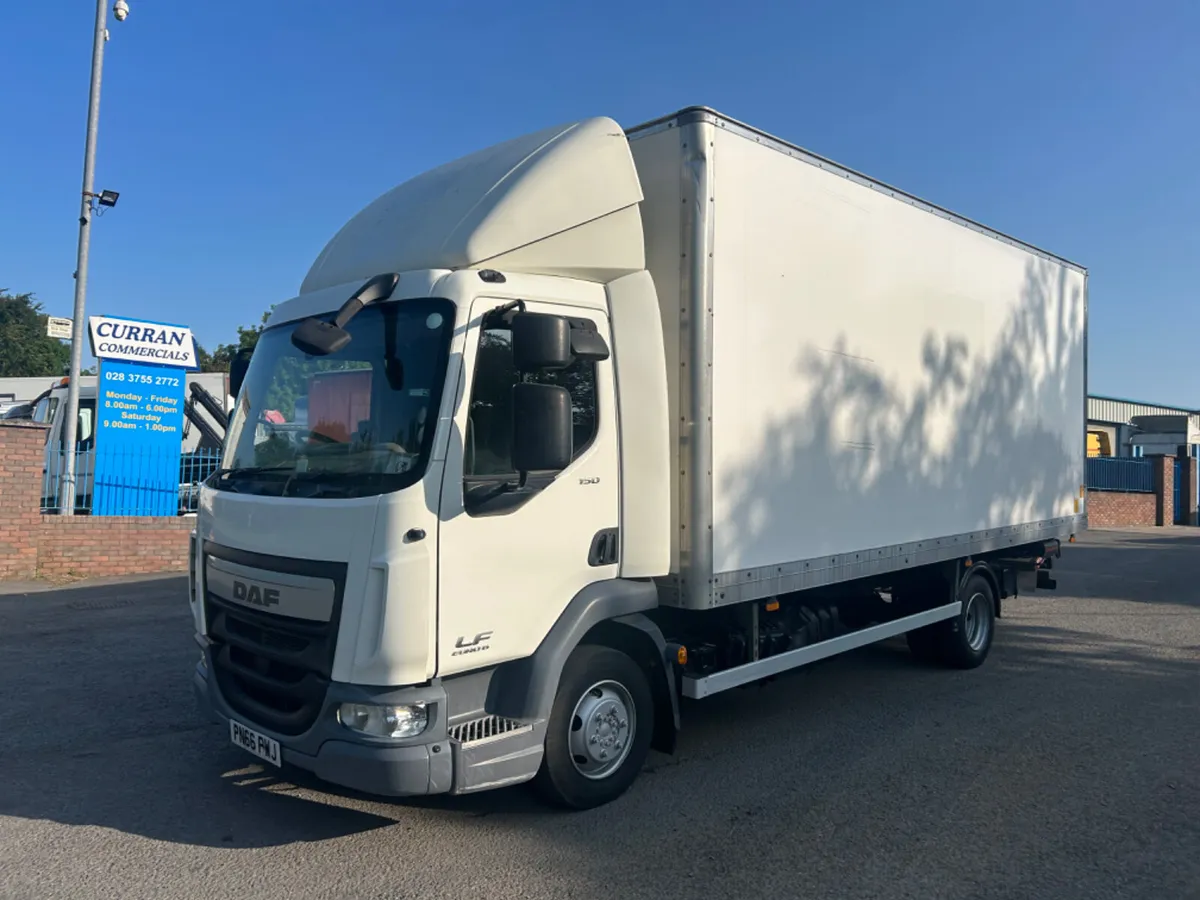 2016 Daf lf 150 7.5 ton 20ft box tail lift - Image 1