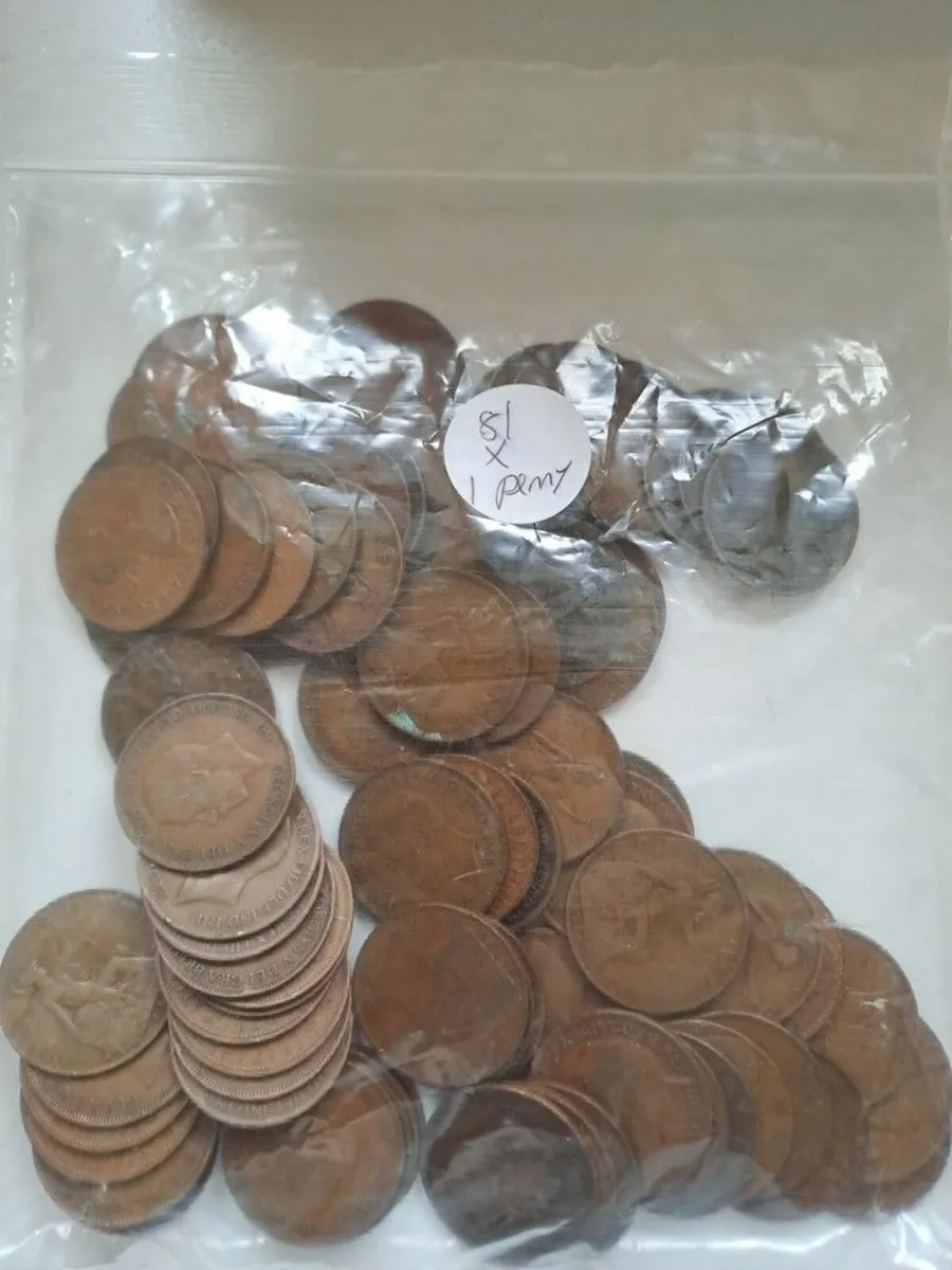 Collection of antique collectible coins - Image 4