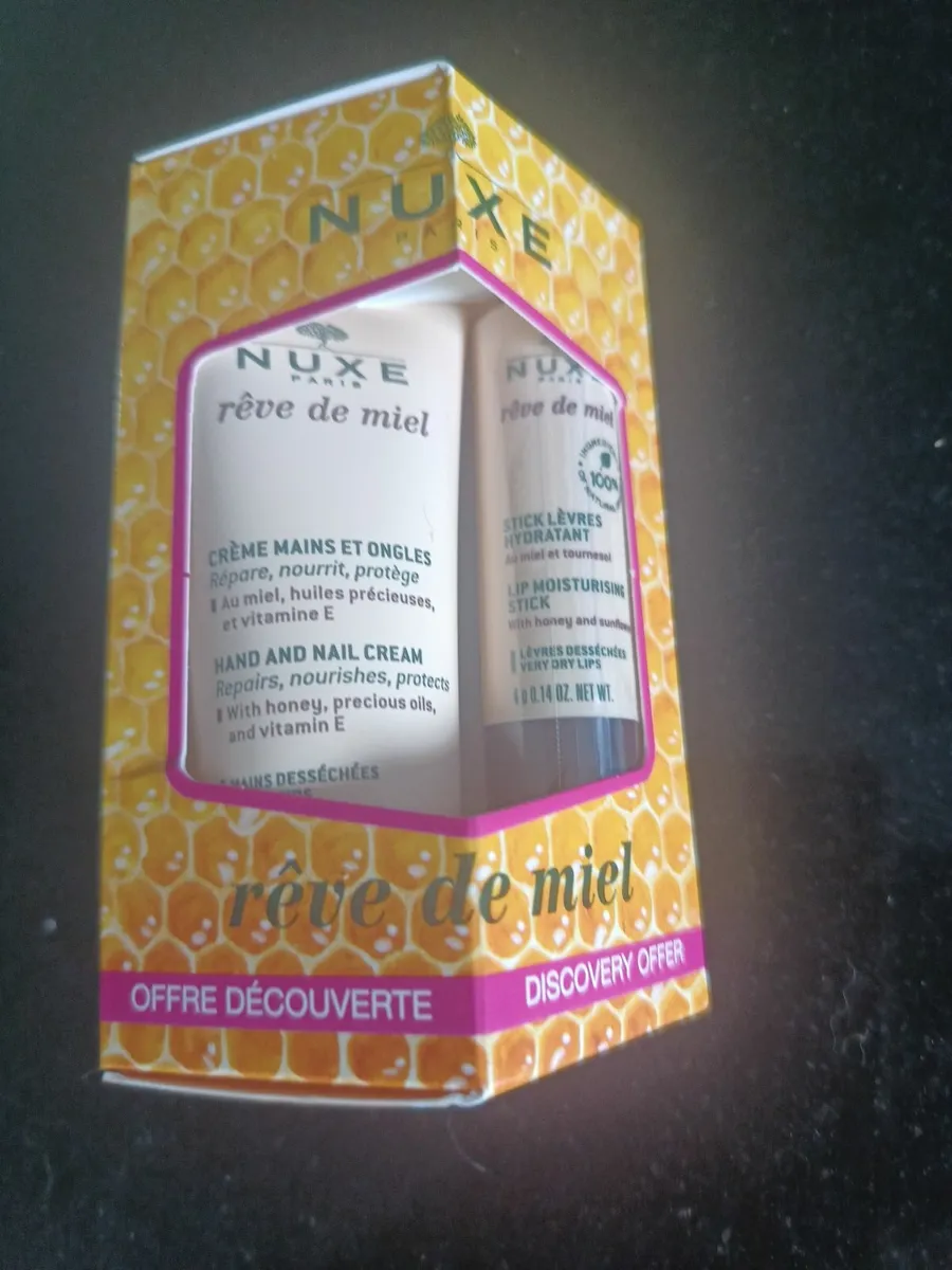 NUXE hand cream and lip balm - Image 1