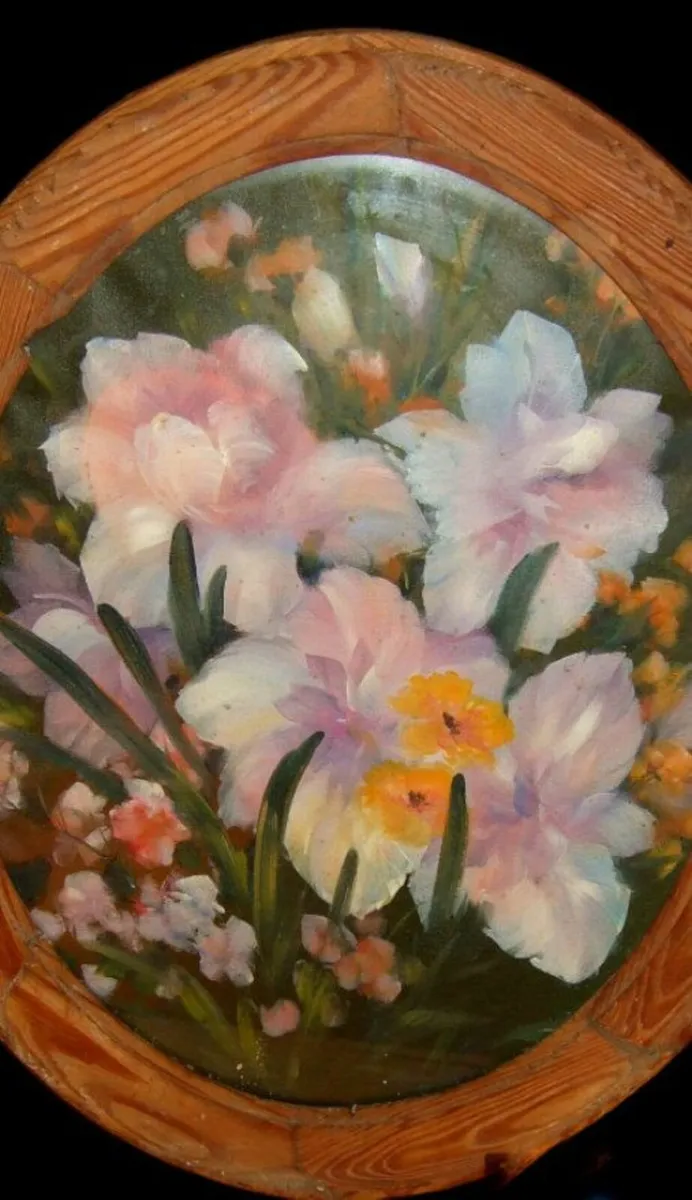 Vintage Original Victorian Signed Oil Painting - Image 4