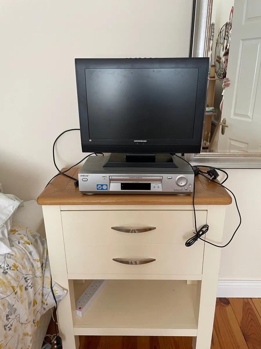 Small tv and dvd