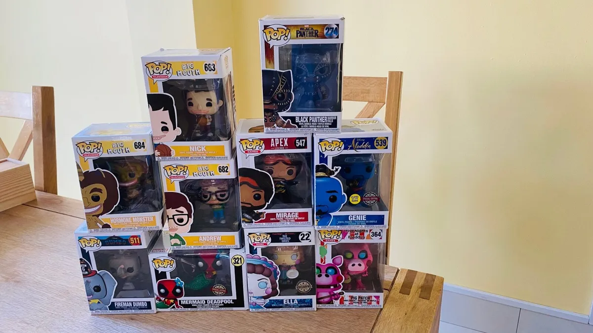 Funko pops !10 in great condition! - Image 1