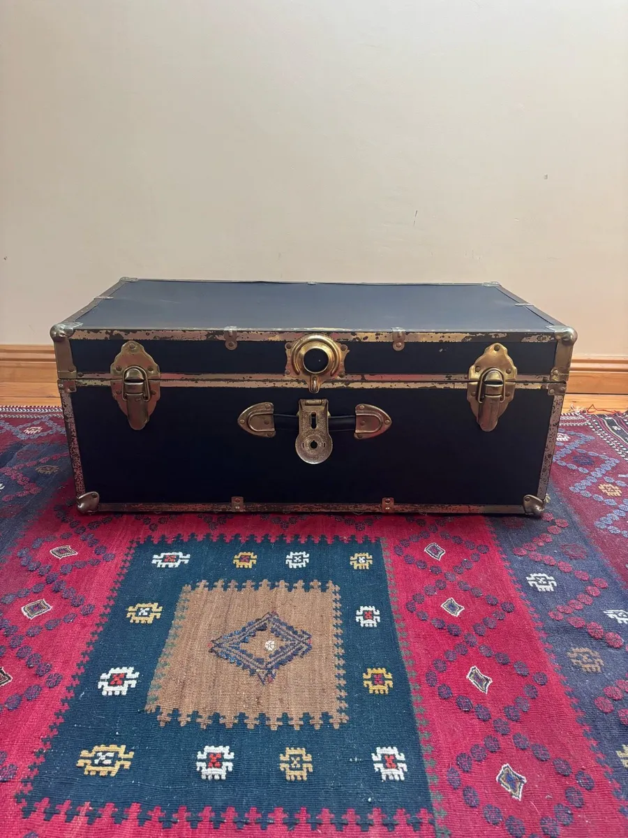 Antique Box Trunk - Image 1