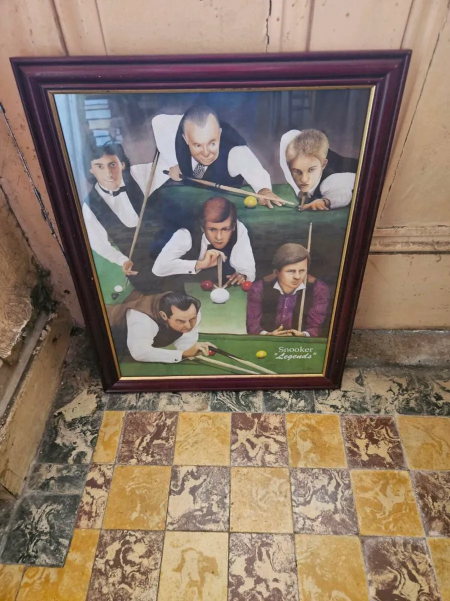 Picture Print Snooker Legend's - Image 1