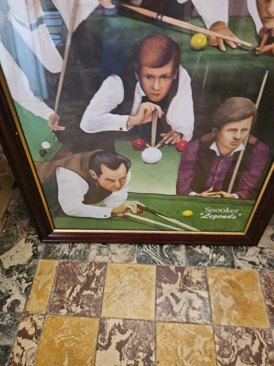 Picture Print Snooker Legend's - Image 4