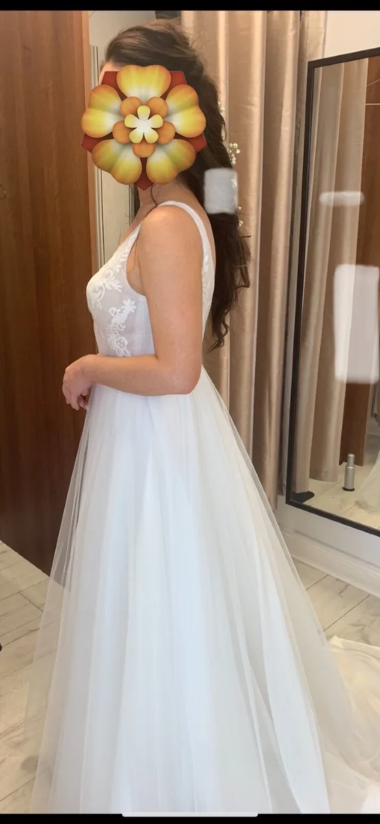 Grecian style Wedding dress size 8 or 10 - Image 4