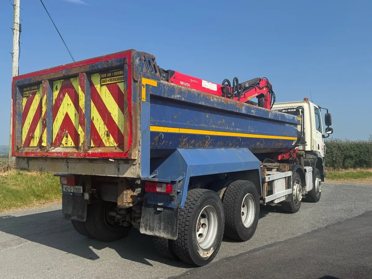 2014 DAF CF 8 Wheeler grab lorry - Image 3
