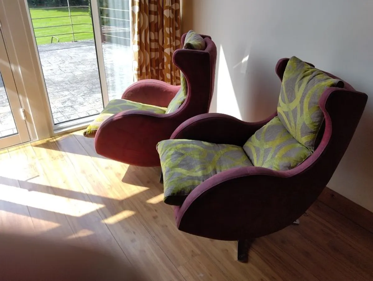 Pair of Designer Chairs - Image 4