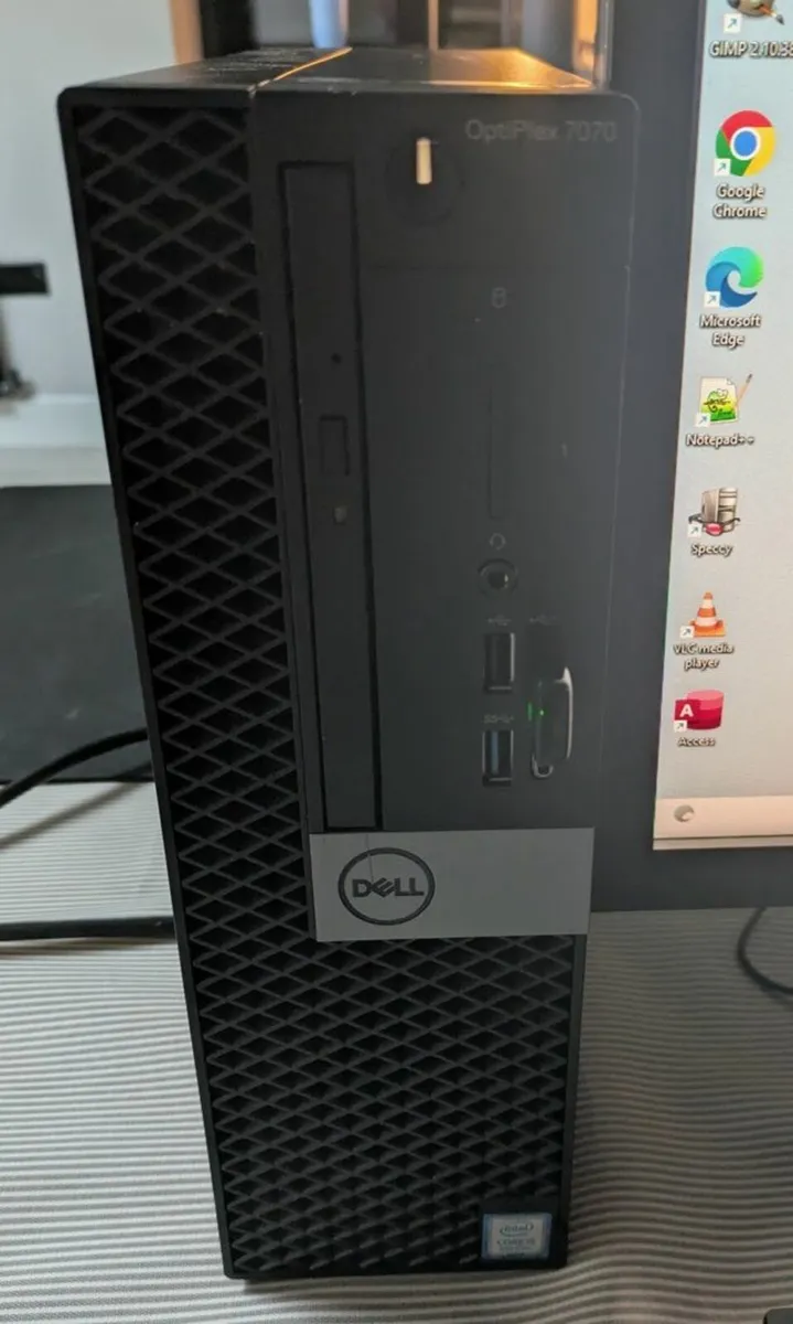 Win 11 Dell PC 24" LCD i5 9th Gen Office Wifi SSD - Image 4