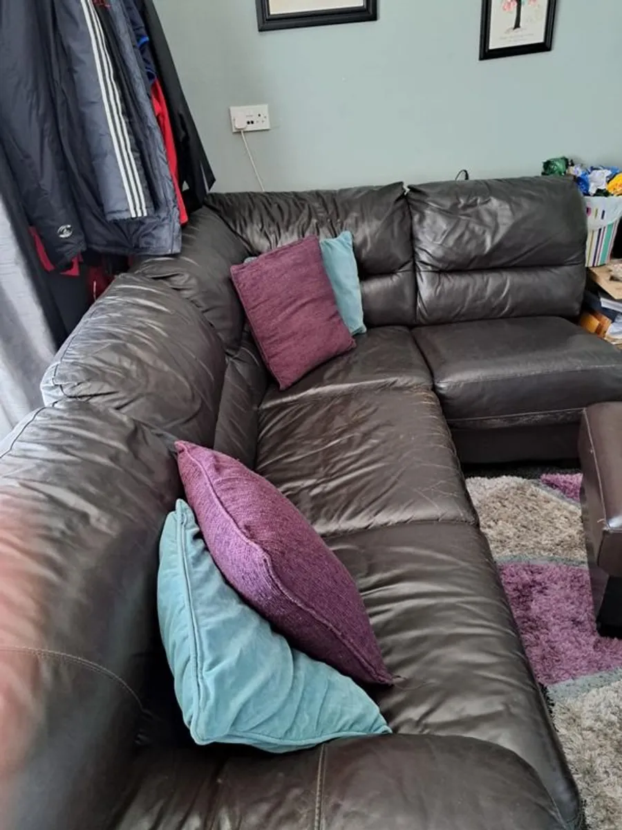 Leather Couch - Image 2