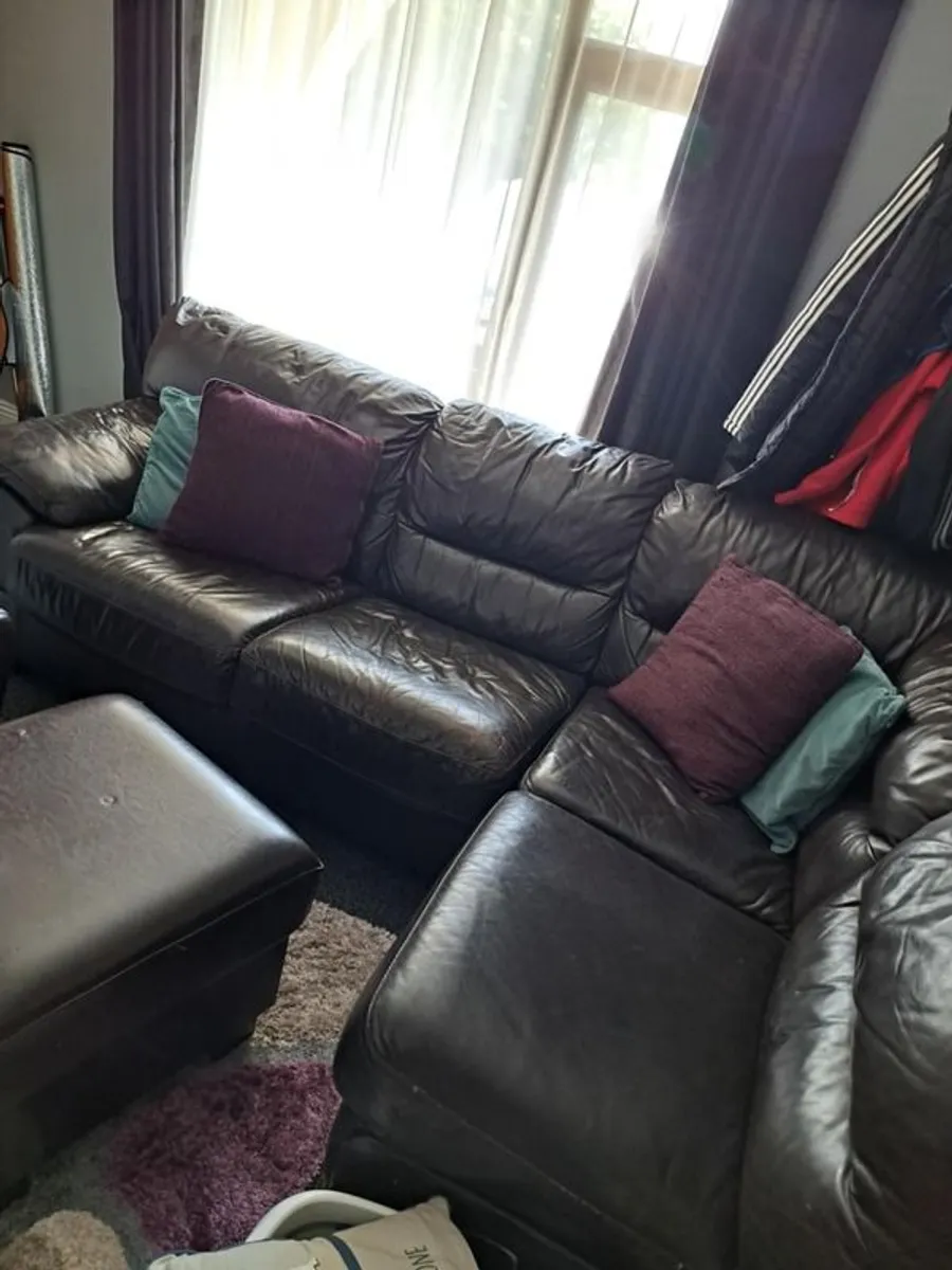 Leather Couch - Image 3