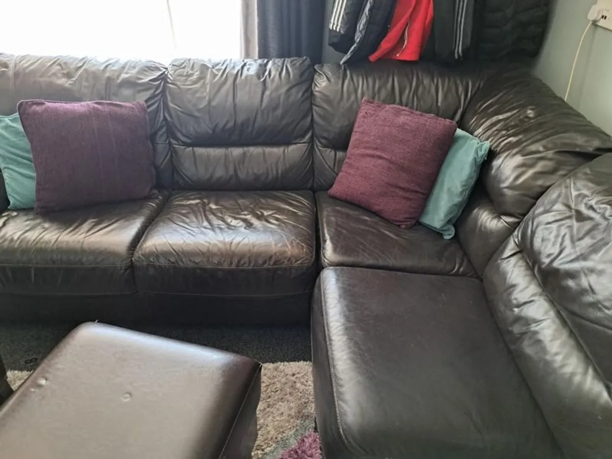Leather Couch - Image 4