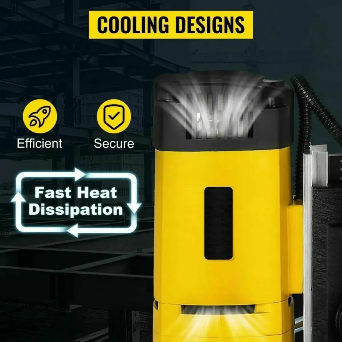 Magnetic Drill 1200W 23mm Base Tapping Tool - Image 3